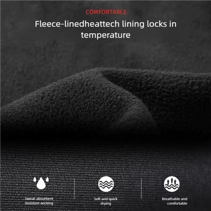 Men's Thermal T-Shirt - Long Sleeve High Neck Turtleneck | Breathable Winter Sportswear - ZOOMNSTORE