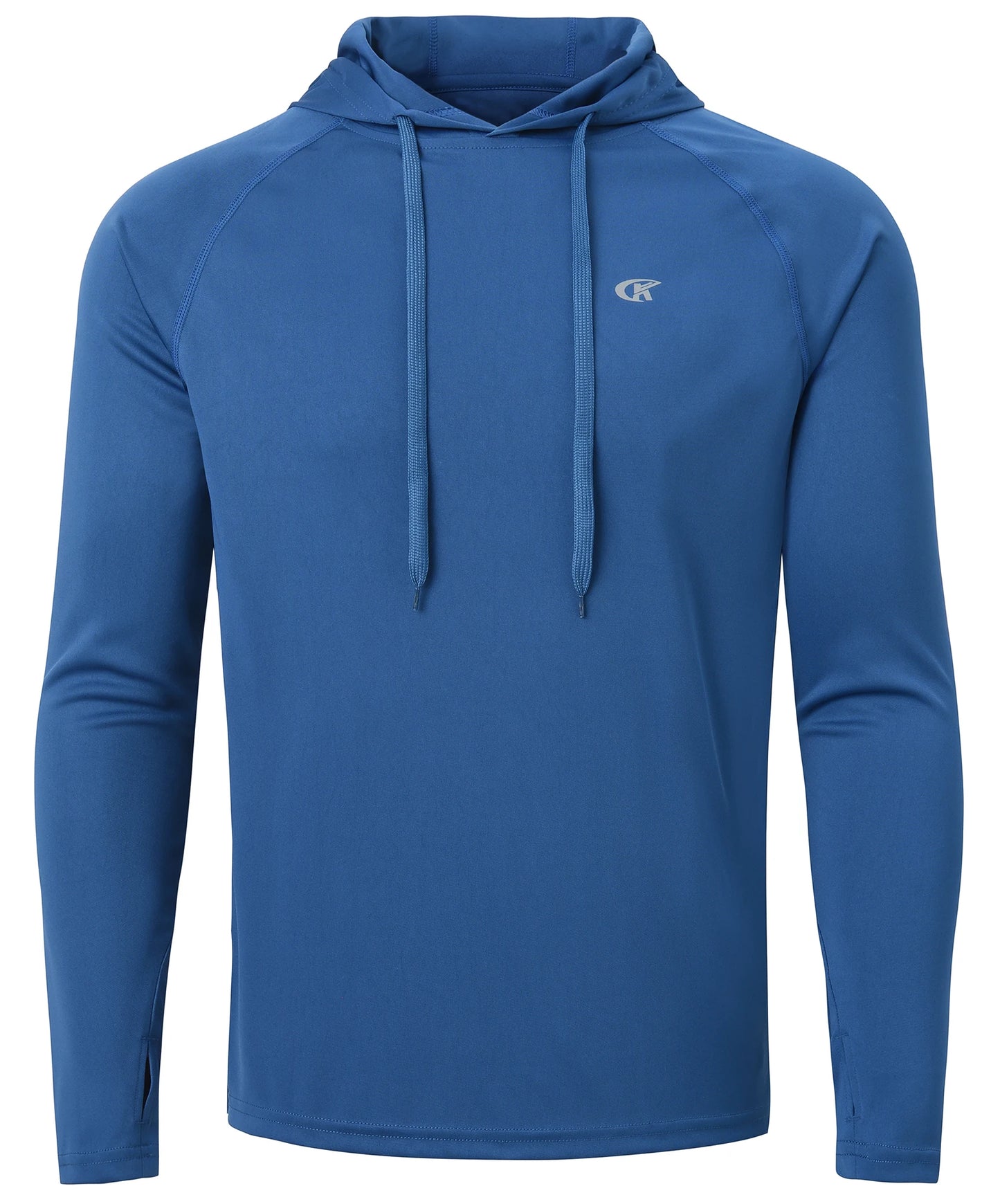 Mens UPF 50 Long Sleeve Hoodie - Quick Dry Lightweight Rash Guard for Outdoor Sports - ZOOMNSTORE