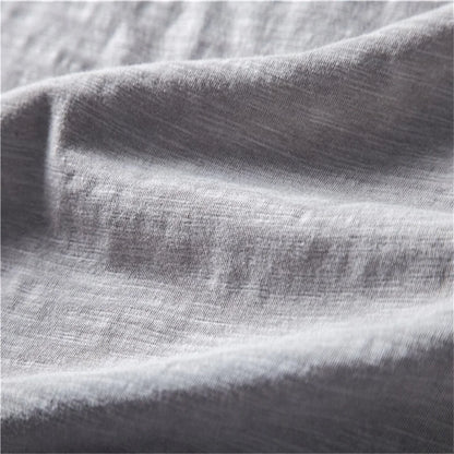 Men's V-Neck T-Shirt – Breathable Cotton Tee, Lightweight Summer Tees, Casual Shirt - ZOOMNSTORE