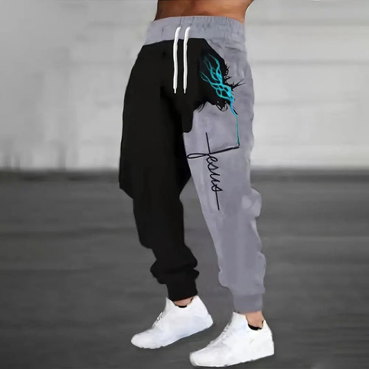 Men's Warm Sweatpants - Loose Fit Midweight Fleece Joggers With Drawstring & Pockets - ZOOMNSTORE