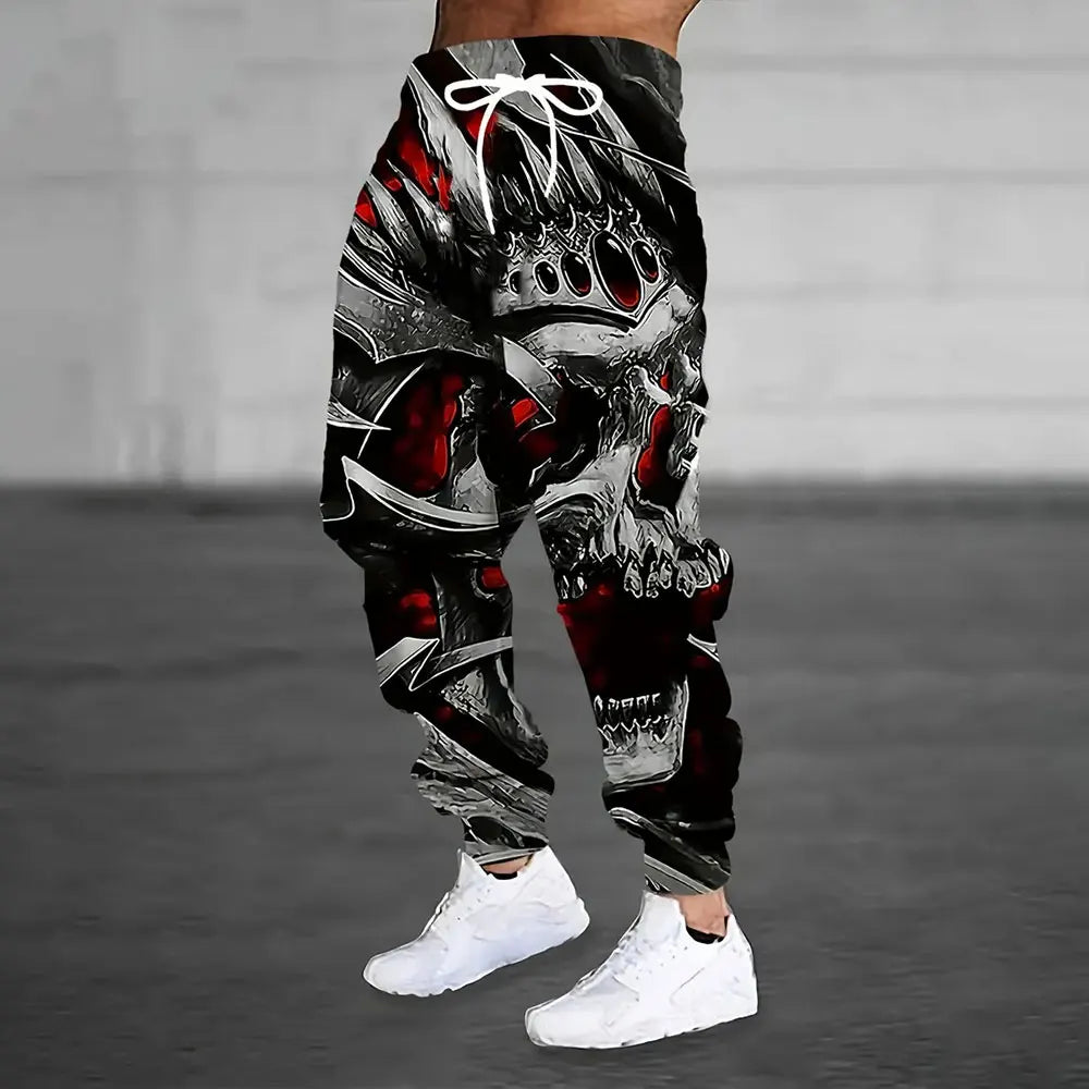 Men's Warm Sweatpants - Loose Fit Midweight Fleece Joggers With Drawstring & Pockets - ZOOMNSTORE