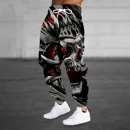 Men's Warm Sweatpants - Loose Fit Midweight Fleece Joggers With Drawstring & Pockets - ZOOMNSTORE