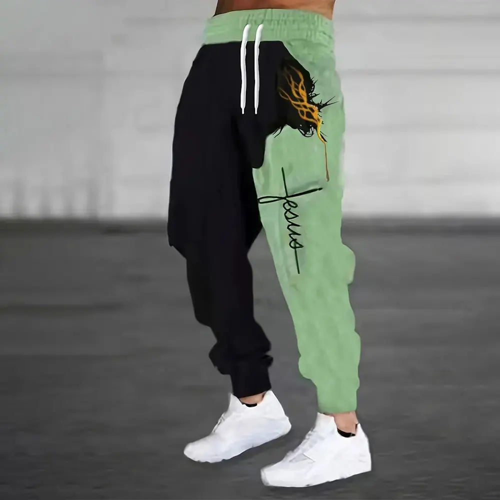 Men's Warm Sweatpants - Loose Fit Midweight Fleece Joggers With Drawstring & Pockets - ZOOMNSTORE