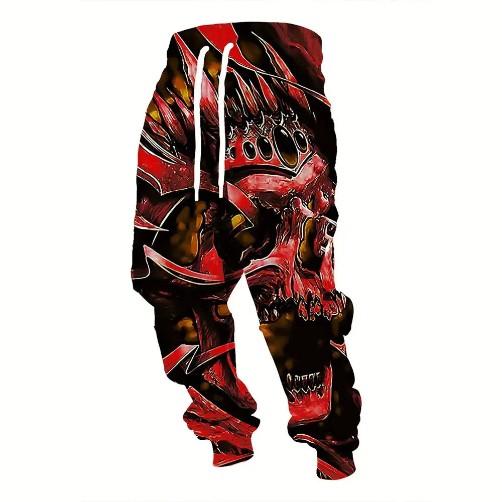 Men's Warm Sweatpants - Loose Fit Midweight Fleece Joggers With Drawstring & Pockets - ZOOMNSTORE