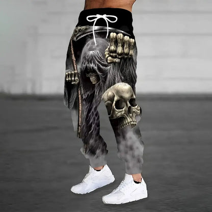 Men's Warm Sweatpants - Loose Fit Midweight Fleece Joggers With Drawstring & Pockets - ZOOMNSTORE