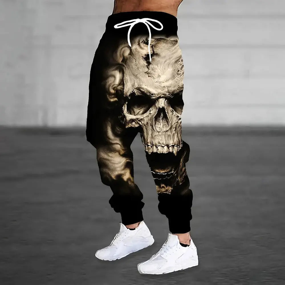 Men's Warm Sweatpants - Loose Fit Midweight Fleece Joggers With Drawstring & Pockets - ZOOMNSTORE