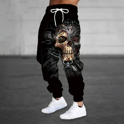 Men's Warm Sweatpants - Loose Fit Midweight Fleece Joggers With Drawstring & Pockets - ZOOMNSTORE