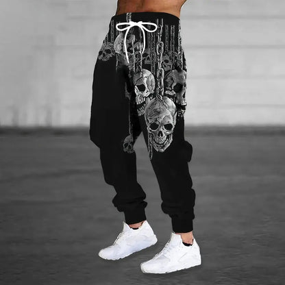Men's Warm Sweatpants - Loose Fit Midweight Fleece Joggers With Drawstring & Pockets - ZOOMNSTORE