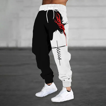 Men's Warm Sweatpants - Loose Fit Midweight Fleece Joggers With Drawstring & Pockets - ZOOMNSTORE