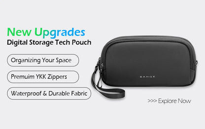 Waterproof Expandable Mens Laptop Backpack - 173 Large Capacity Travel Bag - ZOOMNSTORE