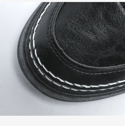 Men's Winter Boots - Outdoor Snow Boots With Plush Lining & Rubber Sole - ZOOMNSTORE