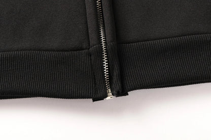 Men's Winter Hoodie - Windproof Jacket With Double Hat Mask & Zipper Sportswear - ZOOMNSTORE