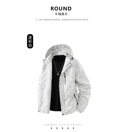 Men's Winter Jacket - Casual Autumn Jackets With Thick Velvet, Zipper Closure & Hooded Design - ZOOMNSTORE