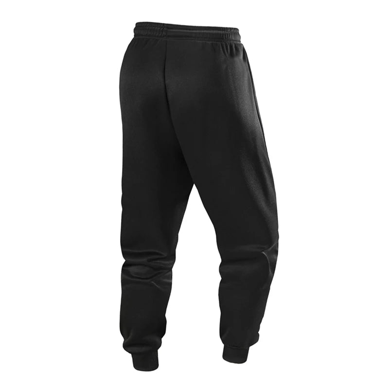 Men's Winter Sweatpants - Thermal Running Pants With Elastic Waist & Fleece Jogging Trousers - ZOOMNSTORE