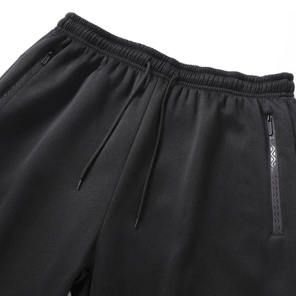 Men's Winter Sweatpants - Thermal Running Pants With Elastic Waist & Fleece Jogging Trousers - ZOOMNSTORE