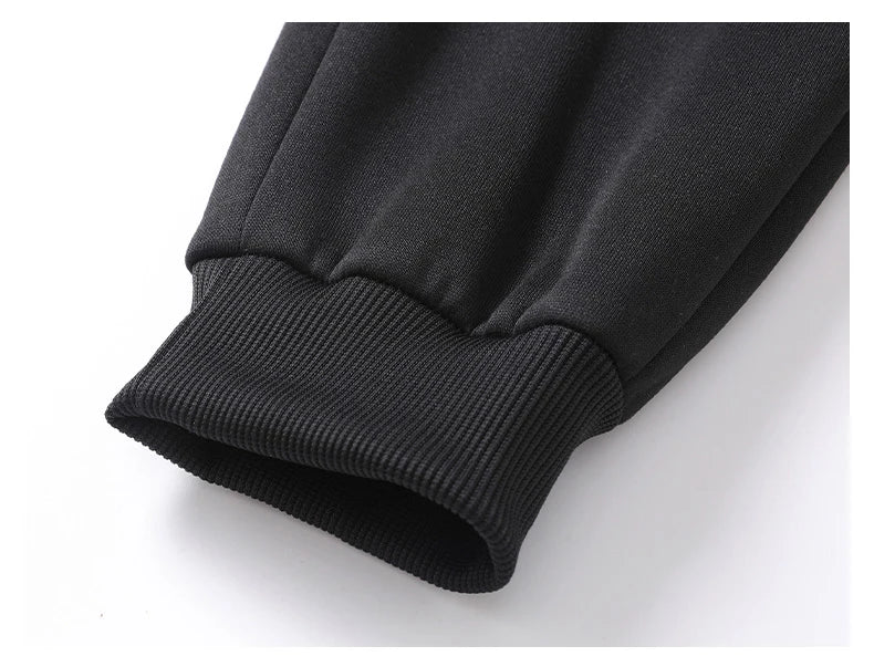 Men's Winter Sweatpants - Thermal Running Pants With Elastic Waist & Fleece Jogging Trousers - ZOOMNSTORE