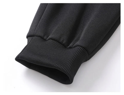 Men's Winter Sweatpants - Thermal Running Pants With Elastic Waist & Fleece Jogging Trousers - ZOOMNSTORE
