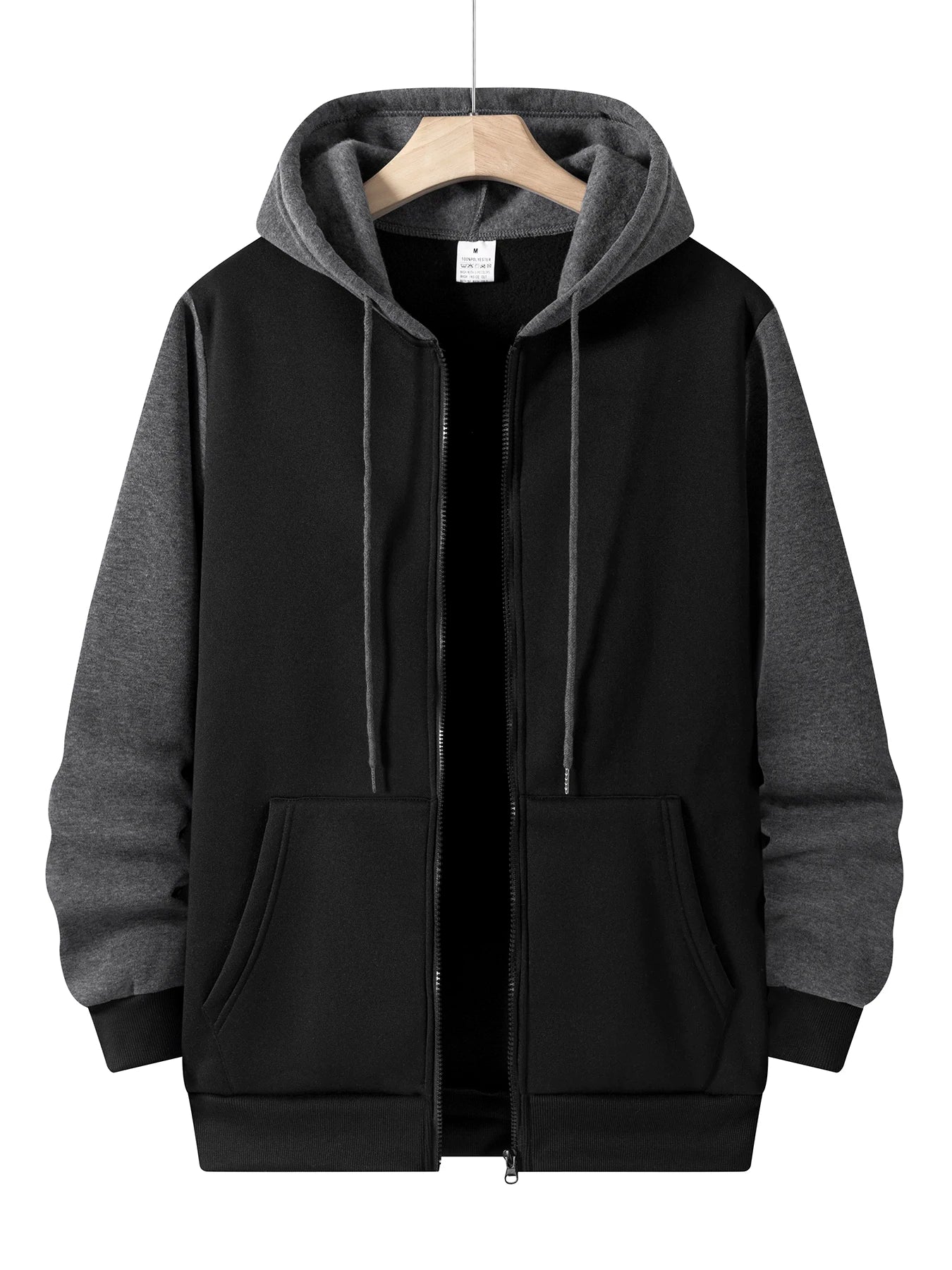 Men's Zipper Hoodies - Casual Hooded Jacket With Multi Pockets | Lightweight Polyester - ZOOMNSTORE