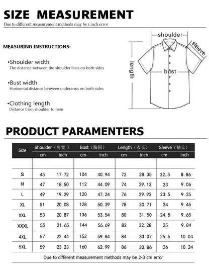 Mens 3D Printed Horror Hawaiian Shirt - Summer Fashion Top - ZOOMNSTORE