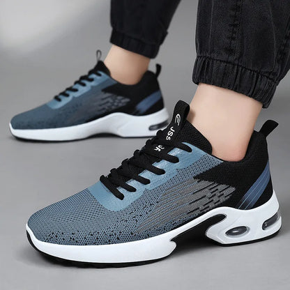 Mens Air Cushion Sneakers - Breathable Casual Running Walking Shoes - ZOOMNSTORE