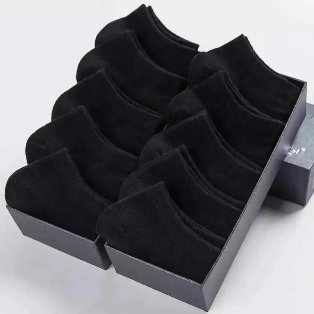 Mens Ankle Socks - 10 Pairs Breathable Cotton Summer Socks - ZOOMNSTORE