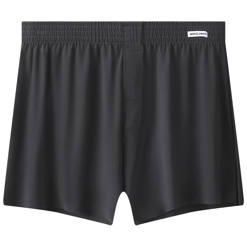 Mens Boxer Shorts Large Size - Ice Silk Breathable Sleepwear Pants | Loose Fit Boxers - ZOOMNSTORE
