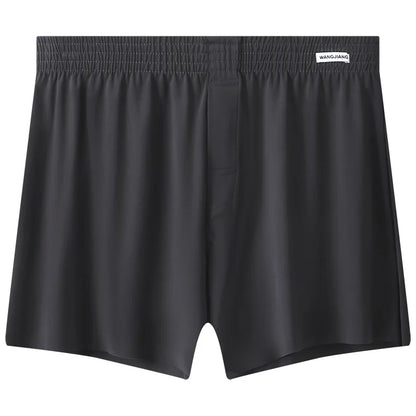 Mens Boxer Shorts Large Size - Ice Silk Breathable Sleepwear Pants | Loose Fit Boxers - ZOOMNSTORE