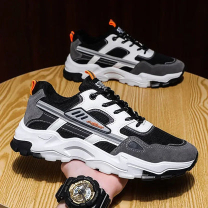 Mens Breathable Mesh Running Sneakers - Anti-Skid Outdoor Sports Shoes 2024 - ZOOMNSTORE
