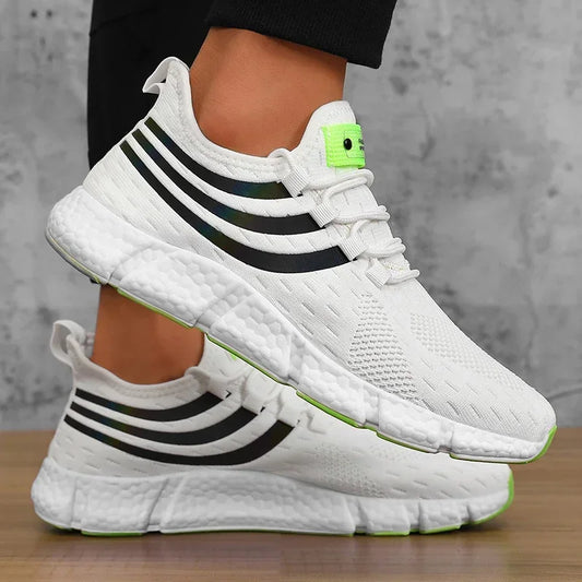 Mens Breathable Platform Sneakers - Comfortable Summer Running  Walking Shoes - ZOOMNSTORE