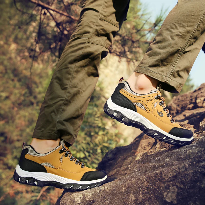 Mens Breathable Running Sneakers - Casual Athletic Outdoor Shoes - ZOOMNSTORE