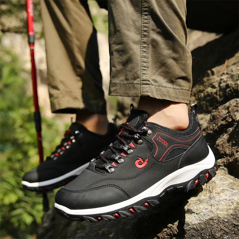 Mens Breathable Running Sneakers - Casual Athletic Outdoor Shoes - ZOOMNSTORE