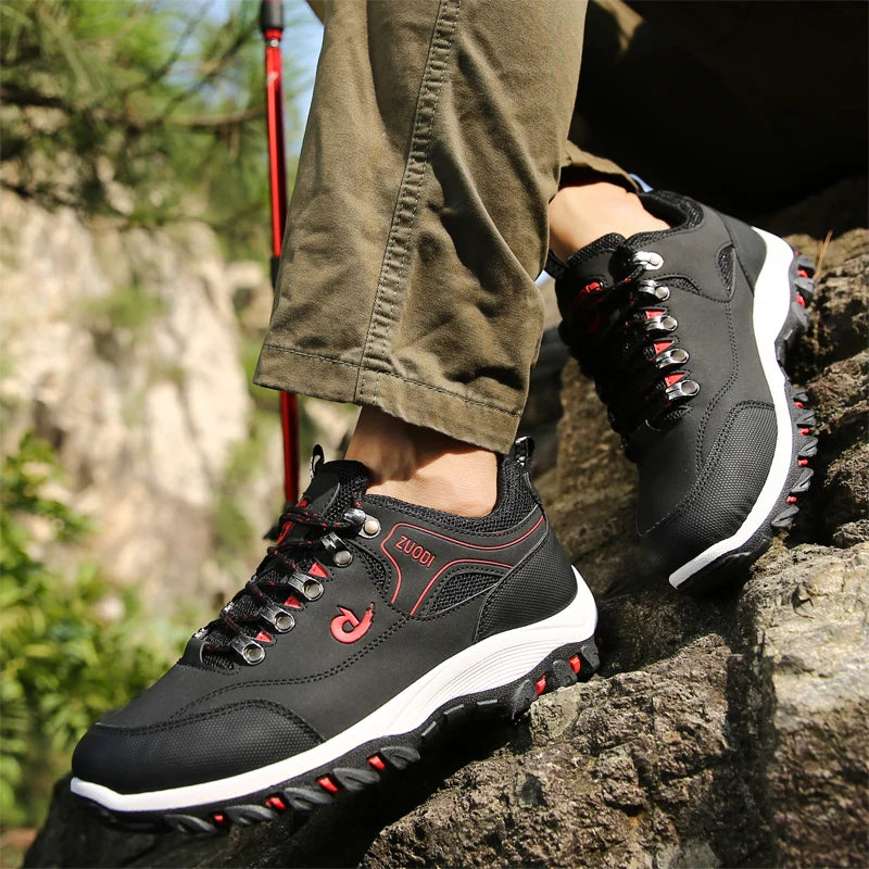Mens Breathable Running Sneakers - Casual Athletic Outdoor Shoes - ZOOMNSTORE