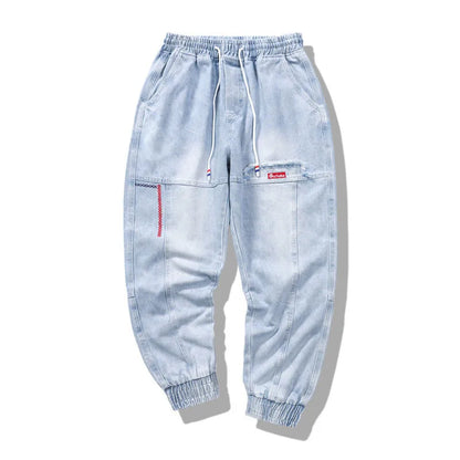 Mens Cargo Joggers - Streetwear Hip Hop Pants for Autumn  Spring - ZOOMNSTORE