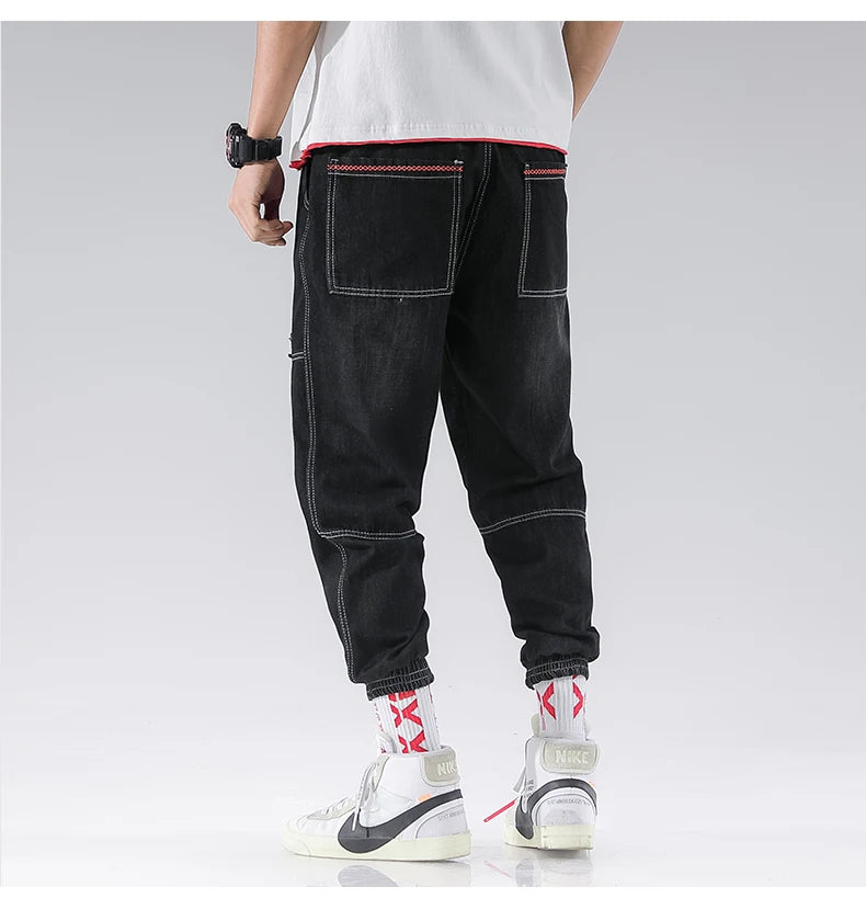 Mens Cargo Joggers - Streetwear Hip Hop Pants for Autumn  Spring - ZOOMNSTORE