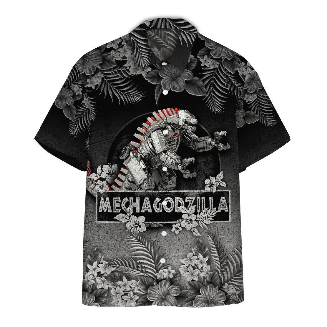 Mens Casual 3D Printed Halloween Shirt - Short Sleeve Horror Print - ZOOMNSTORE