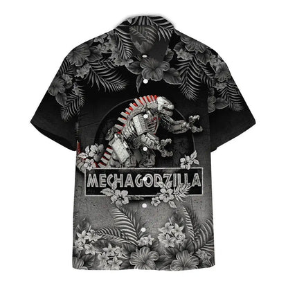 Mens Casual 3D Printed Halloween Shirt - Short Sleeve Horror Print - ZOOMNSTORE