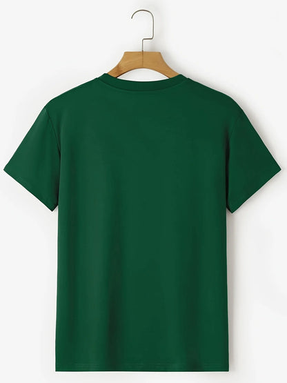 Mens Casual Cotton Graphic T-Shirt - Slim Fit Summer Top - ZOOMNSTORE