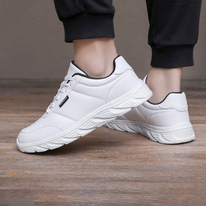 Mens Casual Running Sneakers - Soft Fitness Jogging Shoes in Black and White - ZOOMNSTORE