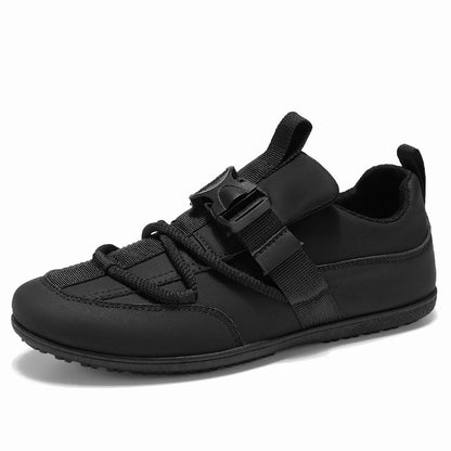 Mens Casual Shoes 2025 New Lightweight Breathable Leather Sneakers Suitable Walking Street Fashion Sports Flat Skate Shoes Man - ZOOMNSTORE