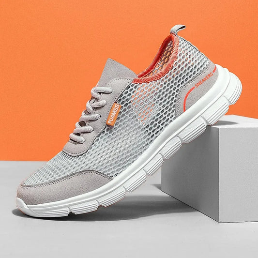 Mens Casual Sneakers - Breathable Summer Flats Plus Size 46 Outdoor Tenis - ZOOMNSTORE