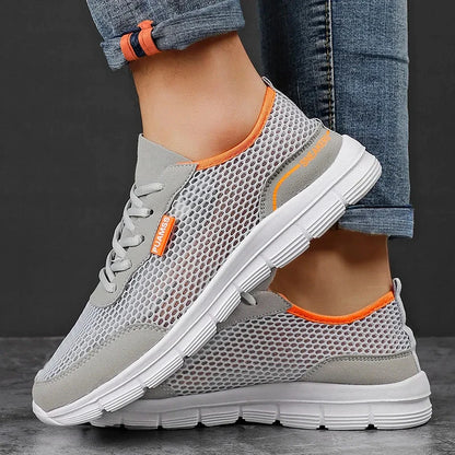 Mens Casual Sneakers - Breathable Summer Flats Plus Size 46 Outdoor Tenis - ZOOMNSTORE