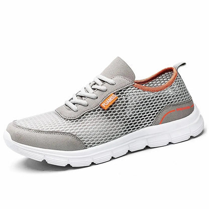 Mens Casual Sneakers - Breathable Summer Flats Plus Size 46 Outdoor Tenis - ZOOMNSTORE