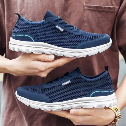 Mens Casual Sneakers - Breathable Summer Flats Plus Size 46 Outdoor Tenis - ZOOMNSTORE