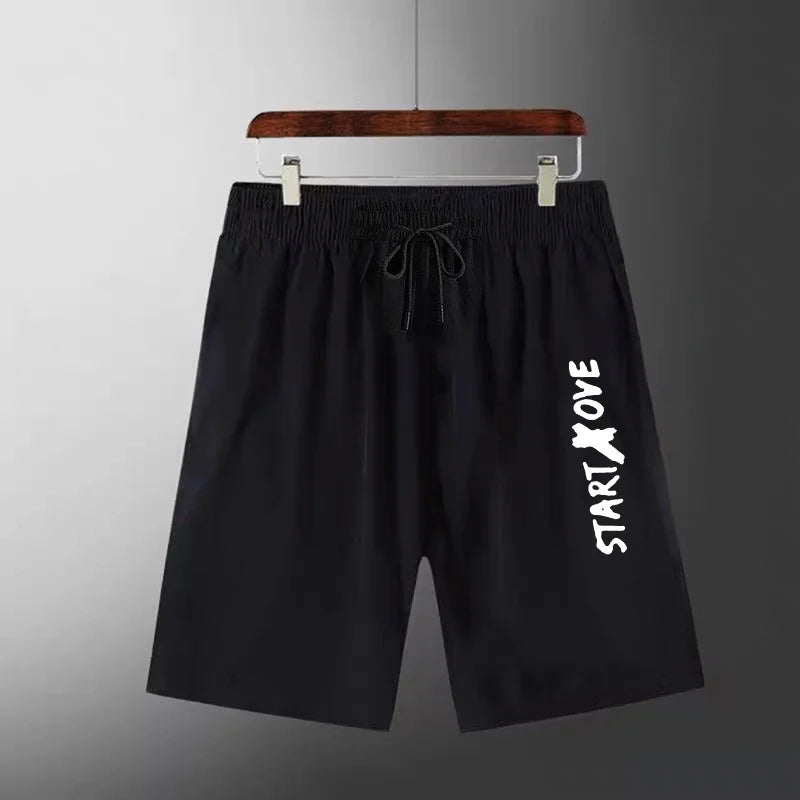 Mens Casual Summer Sports Set - Breathable Short Sleeve T-Shirt  Shorts - ZOOMNSTORE