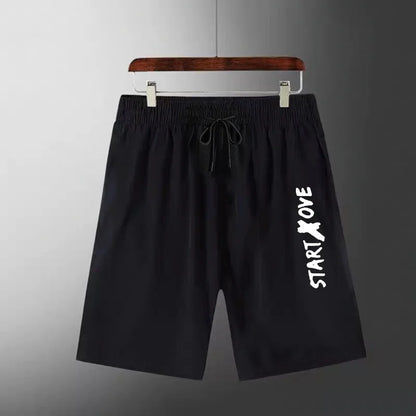 Mens Casual Summer Sports Set - Breathable Short Sleeve T-Shirt  Shorts - ZOOMNSTORE