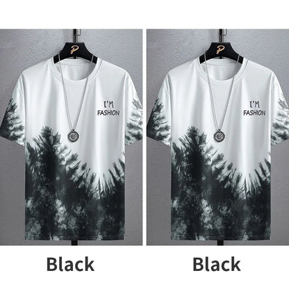 Mens Casual Summer Sports Set - Breathable Short Sleeve T-Shirt  Shorts - ZOOMNSTORE