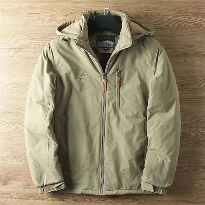 Mens Casual Tactical Jacket - Warm Padded Outdoor Coat for Autumn and Winter - ZOOMNSTORE
