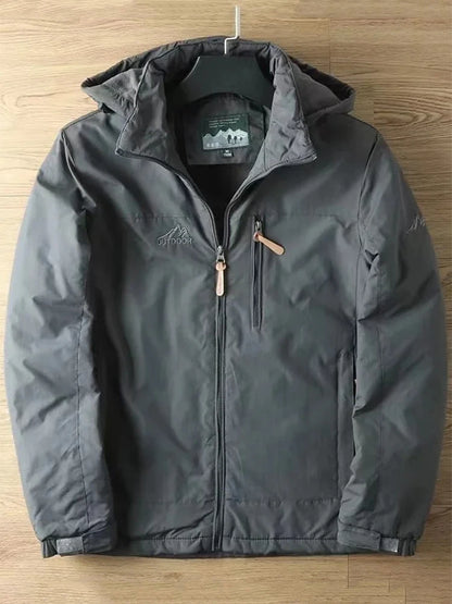 Mens Casual Tactical Jacket - Warm Padded Outdoor Coat for Autumn and Winter - ZOOMNSTORE