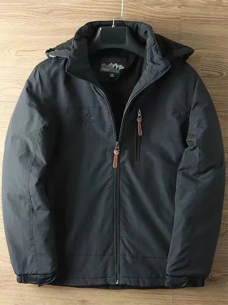 Mens Casual Tactical Jacket - Warm Padded Outdoor Coat for Autumn and Winter - ZOOMNSTORE