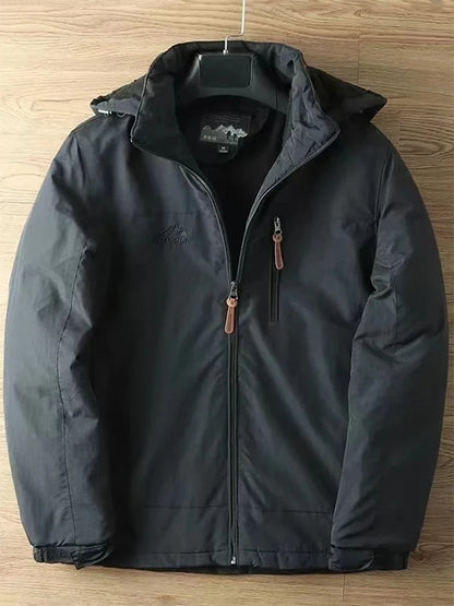 Mens Casual Tactical Jacket - Warm Padded Outdoor Coat for Autumn and Winter - ZOOMNSTORE